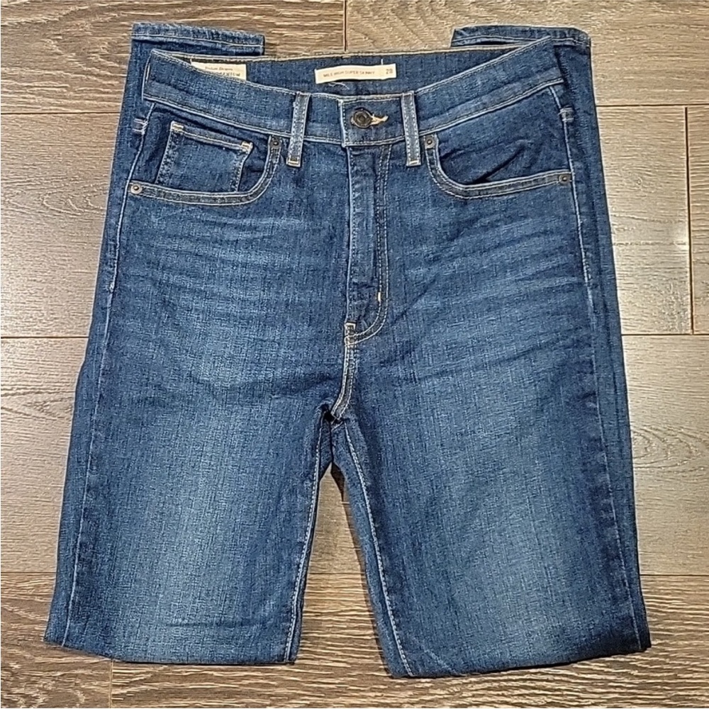 Levi’s premium mile high super skinny jeans